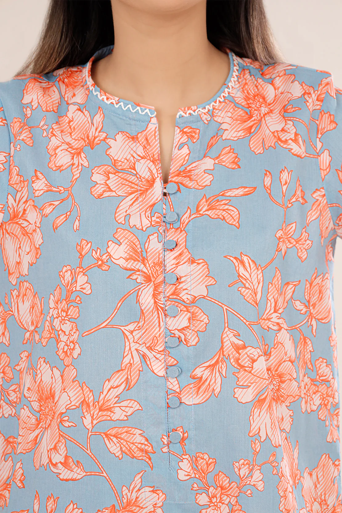 Unstitched Printed Lawn 2 Piece (Shirt/Trouser) - Image 5