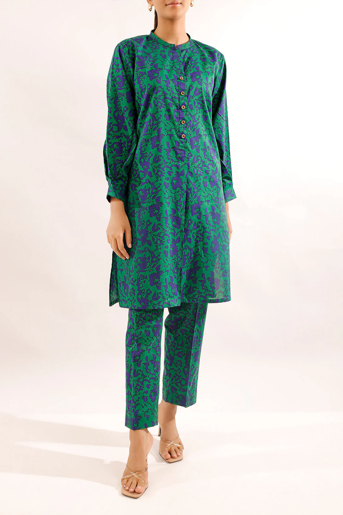Unstitched Printed Lawn 2 Piece (Shirt/Trouser) - Image 2