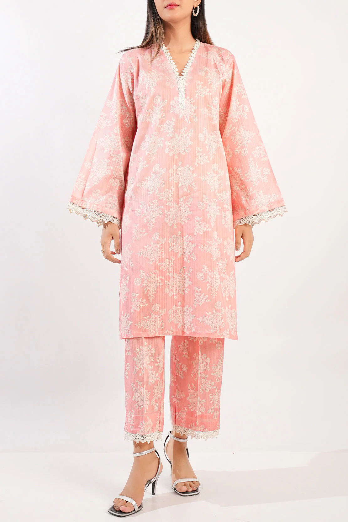 Unstitched Printed Lawn 2 Piece (Shirt/Trouser) - Image 2