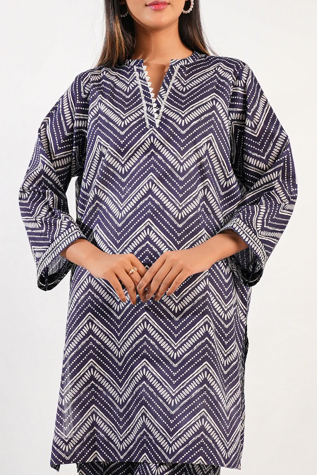 Unstitched Printed Lawn 2 Piece (Shirt/Trouser) - Image 3