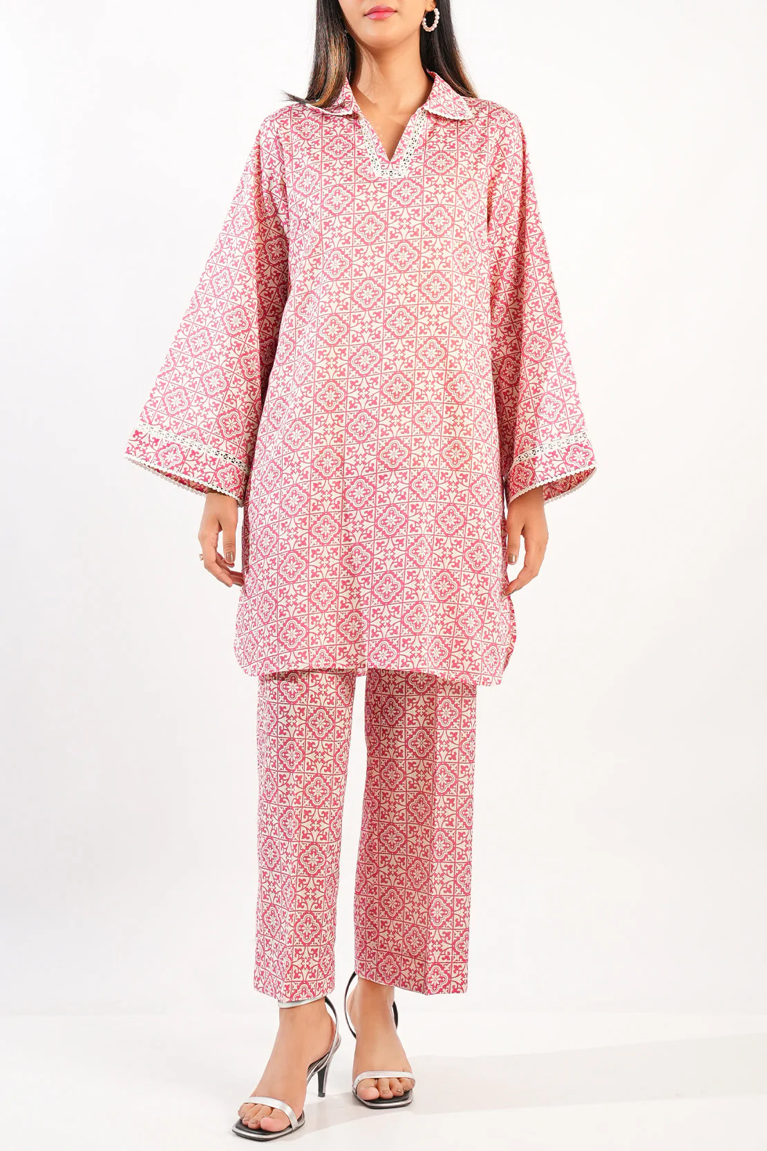 Unstitched Printed Lawn 2 Piece (Shirt/Trouser) - Image 2