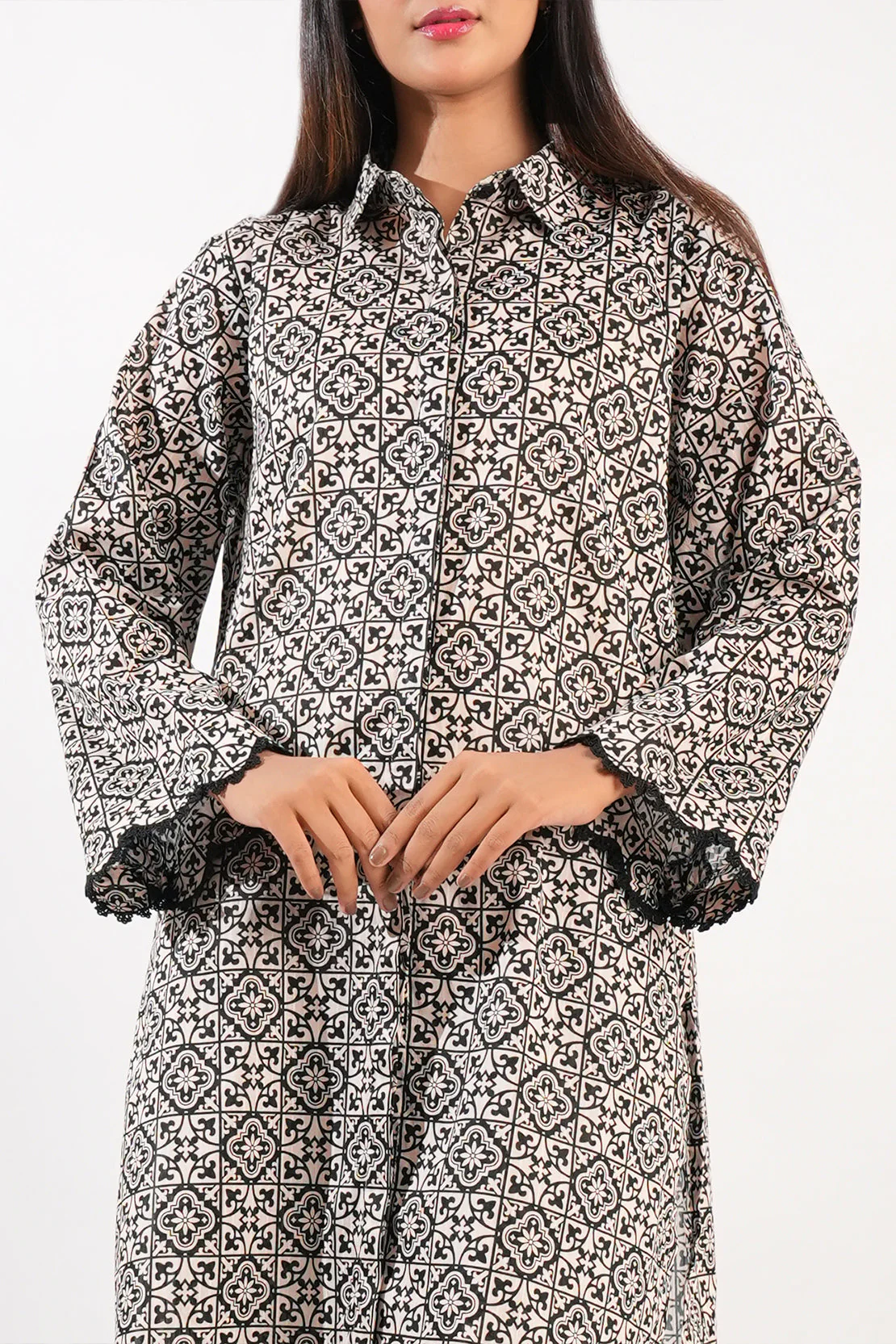 Unstitched Printed Lawn 2 Piece (Shirt/Trouser) - Image 4