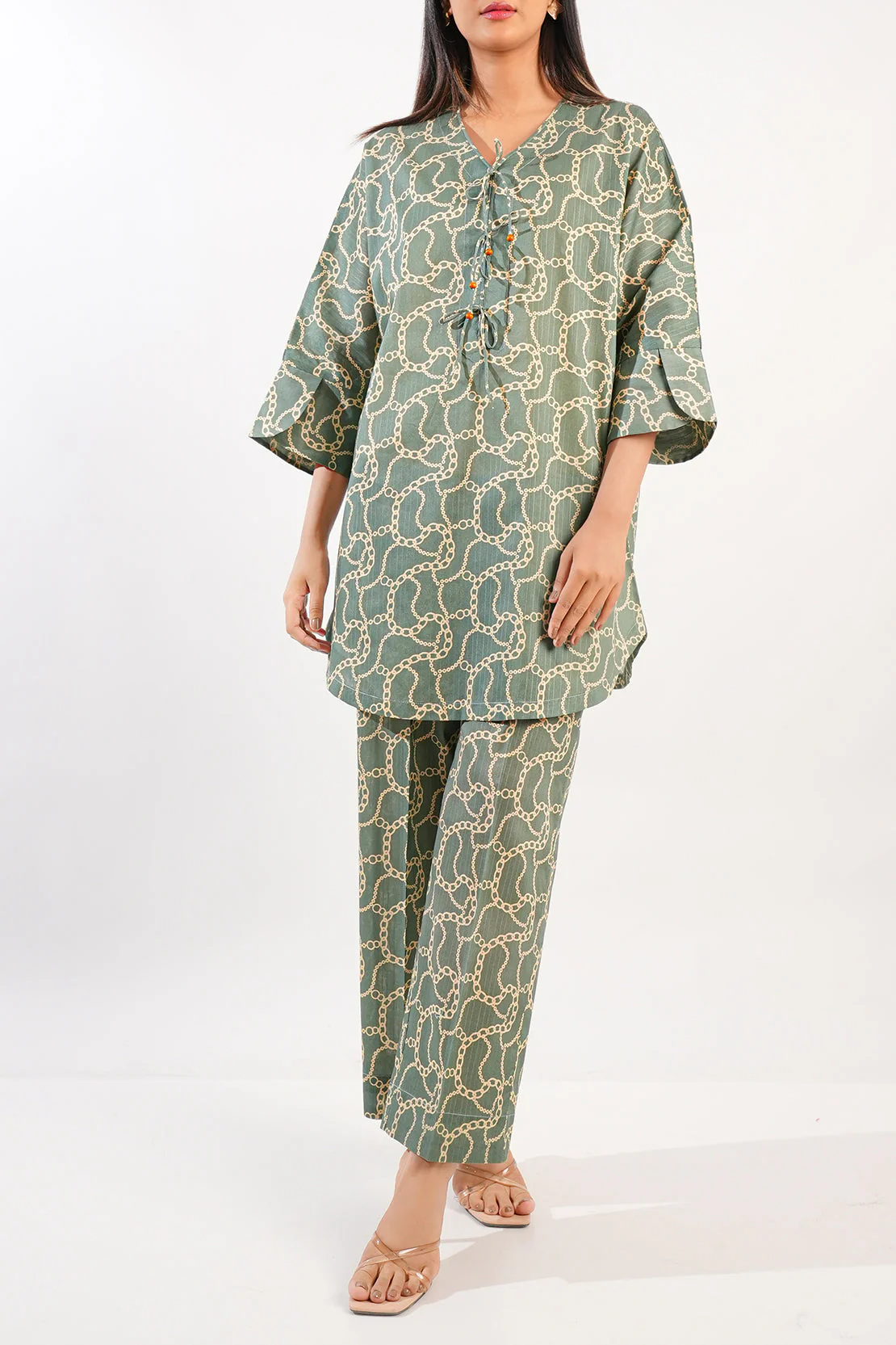 Unstitched Printed Lawn 2 Piece (Shirt/Trouser) - Image 3