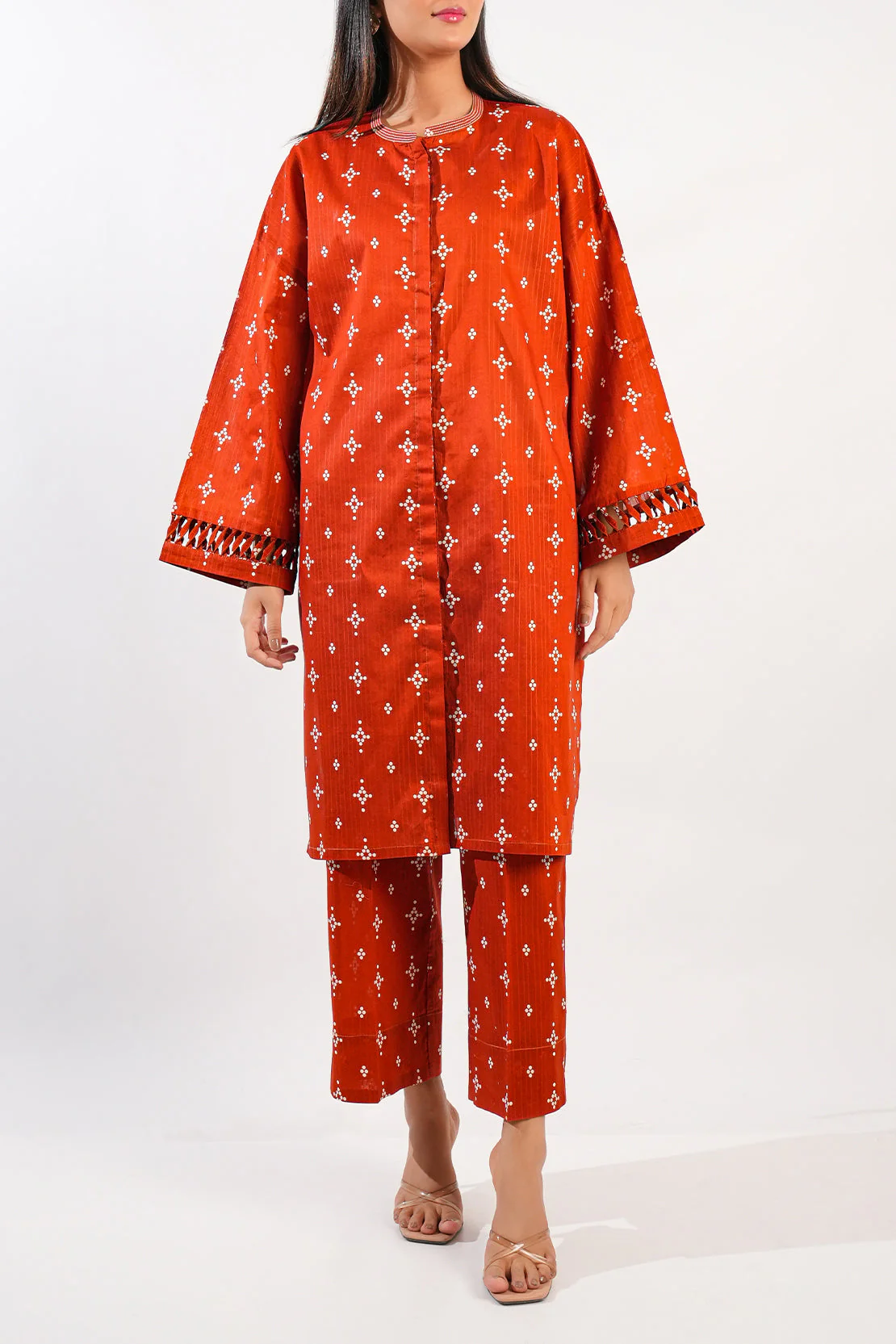 Unstitched Printed Lawn 2 Piece (Shirt/Trouser)