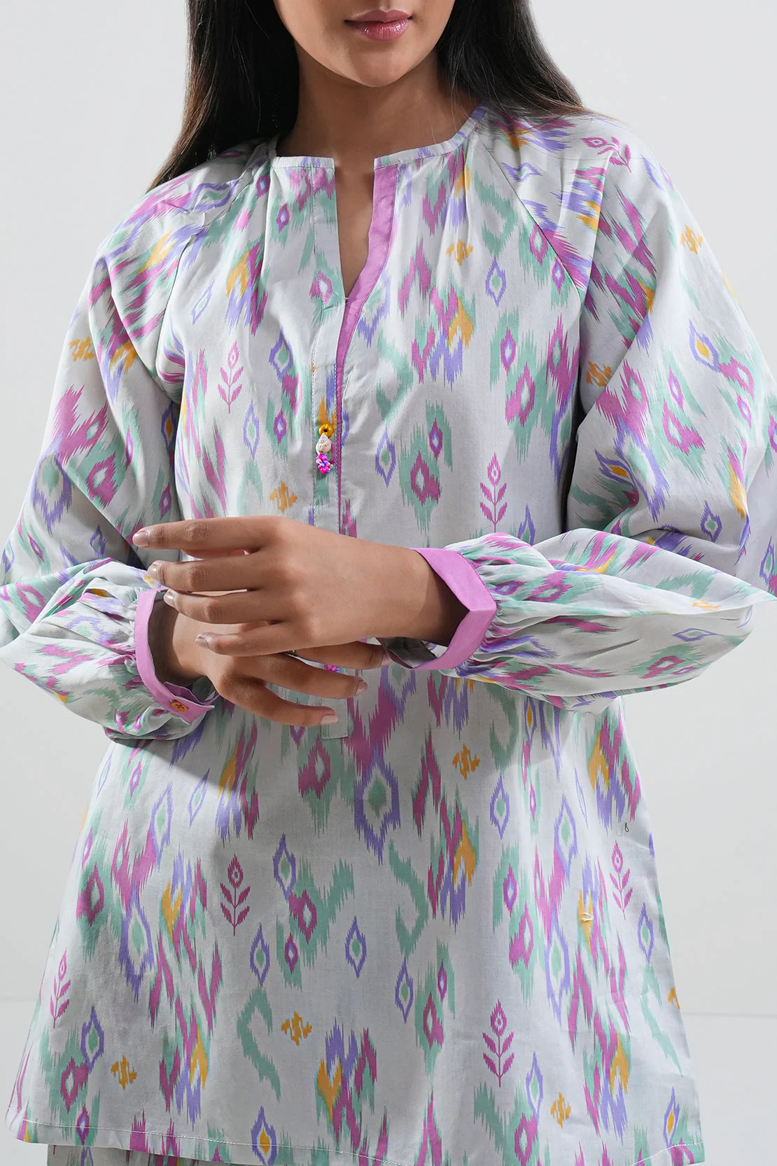 Unstitched Printed Lawn 2 Piece (Shirt/Trouser) - Image 3