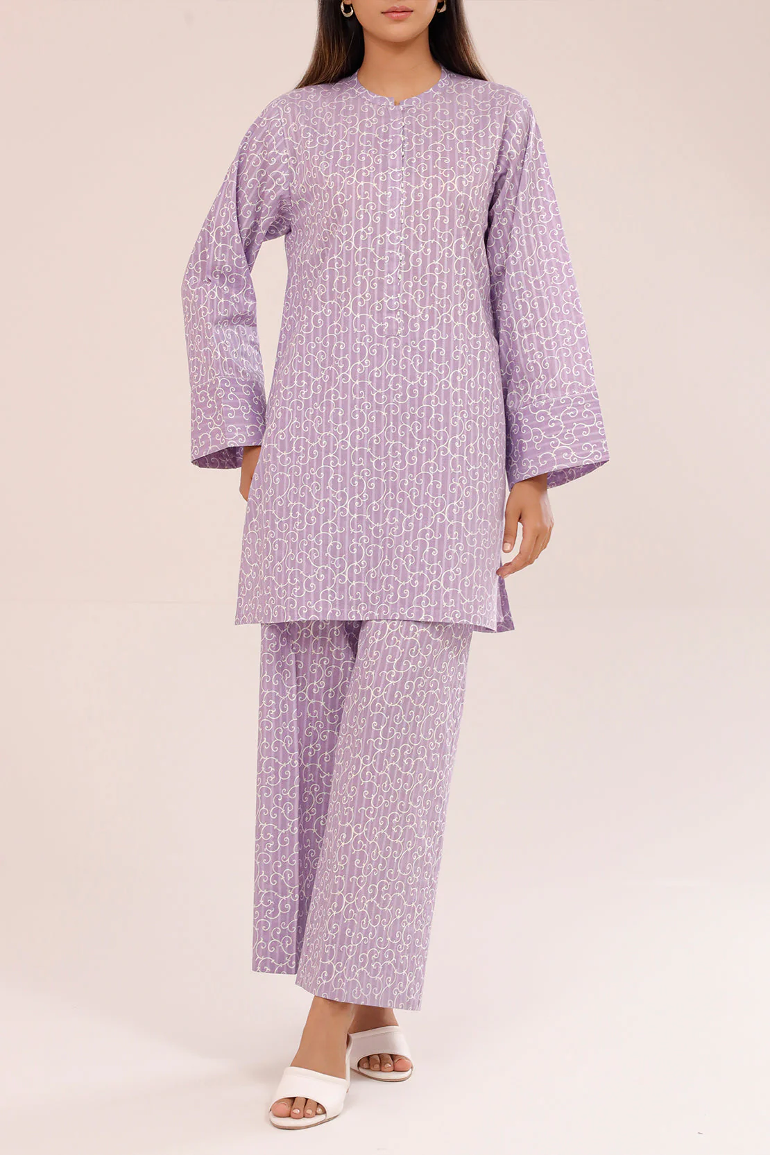 Unstitched Printed Lawn 2 Piece (Shirt/Trouser)