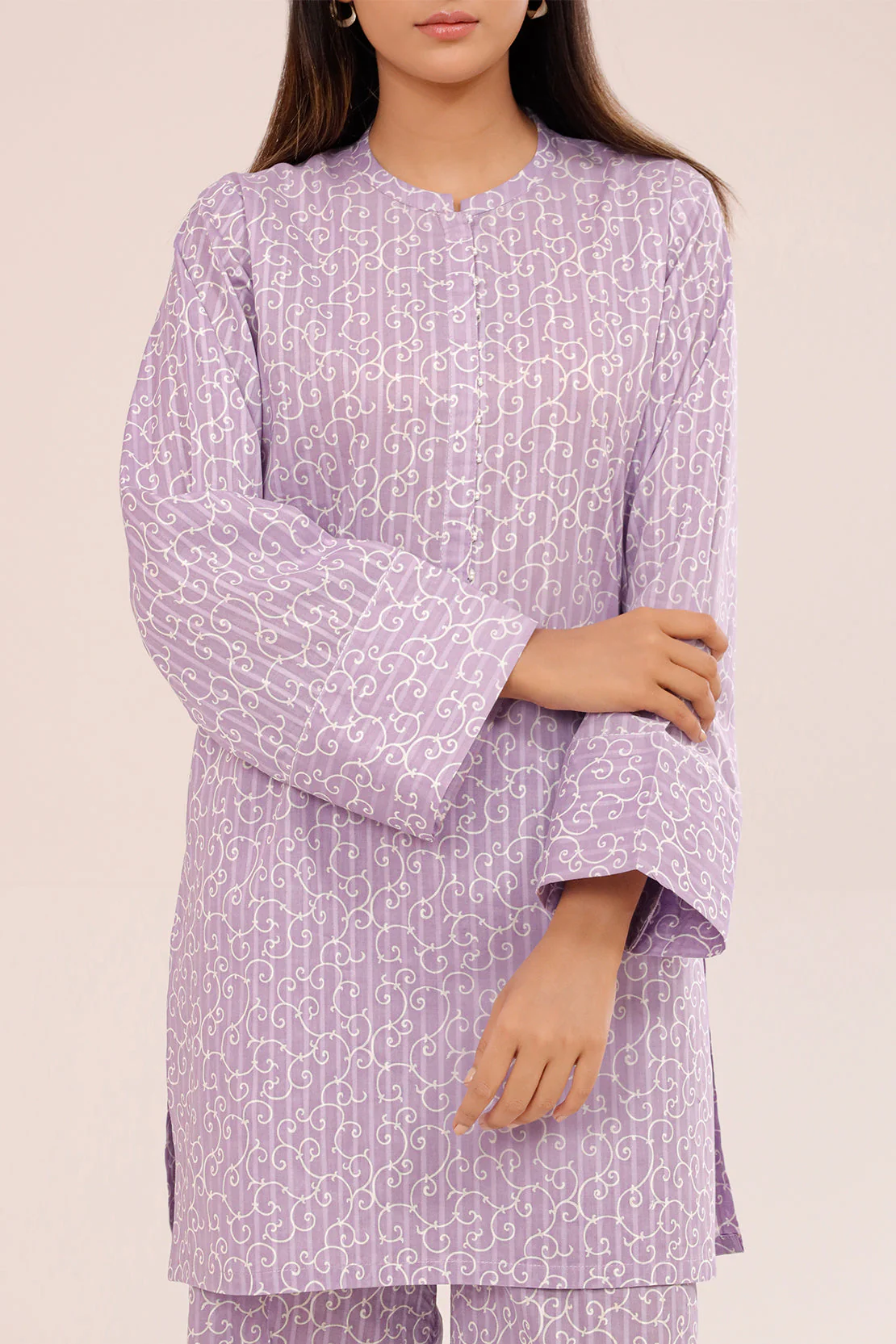 Unstitched Printed Lawn 2 Piece (Shirt/Trouser) - Image 2