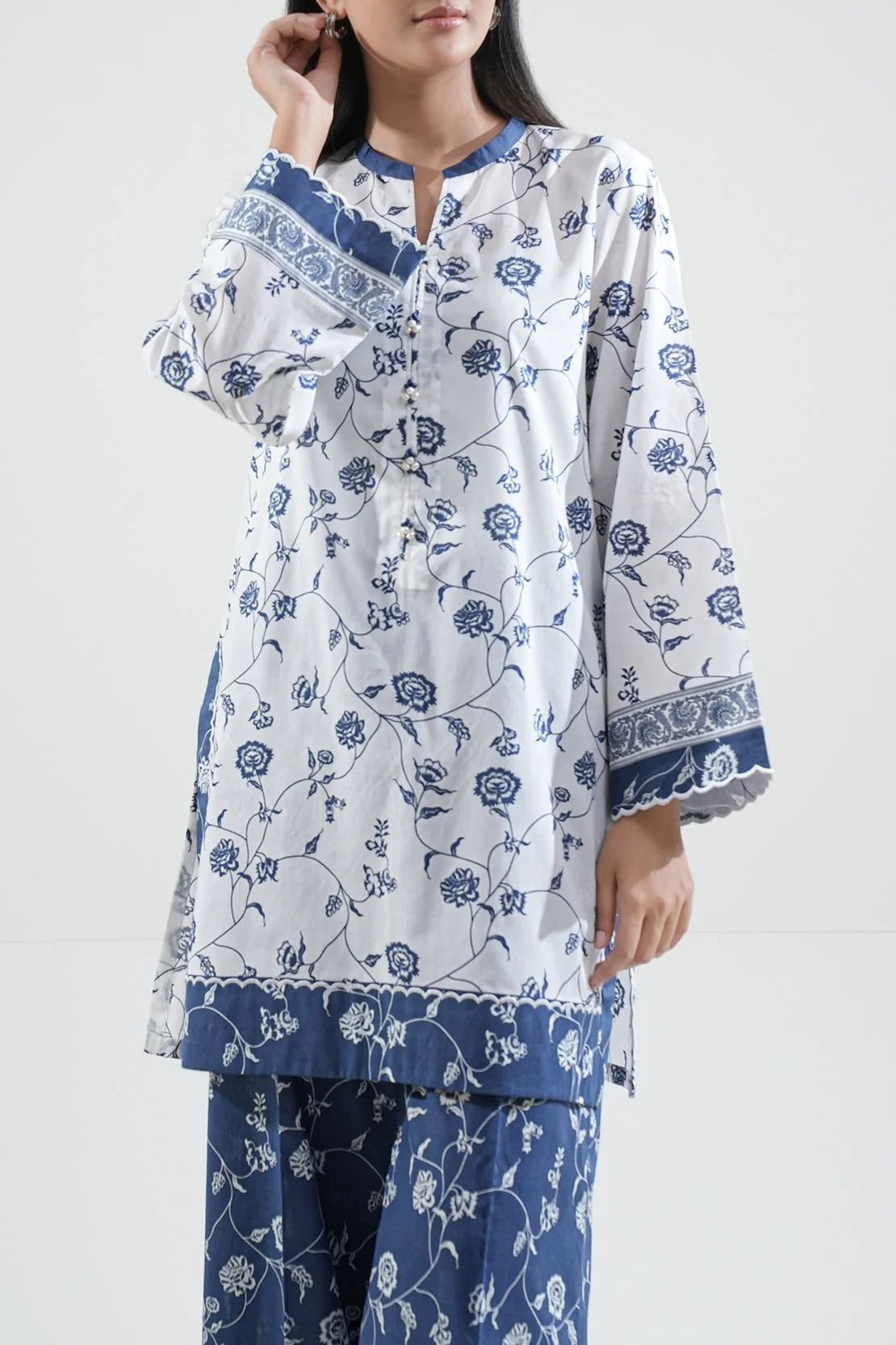 Unstitched Printed Lawn 2 Piece (Shirt/Trouser) - Image 5