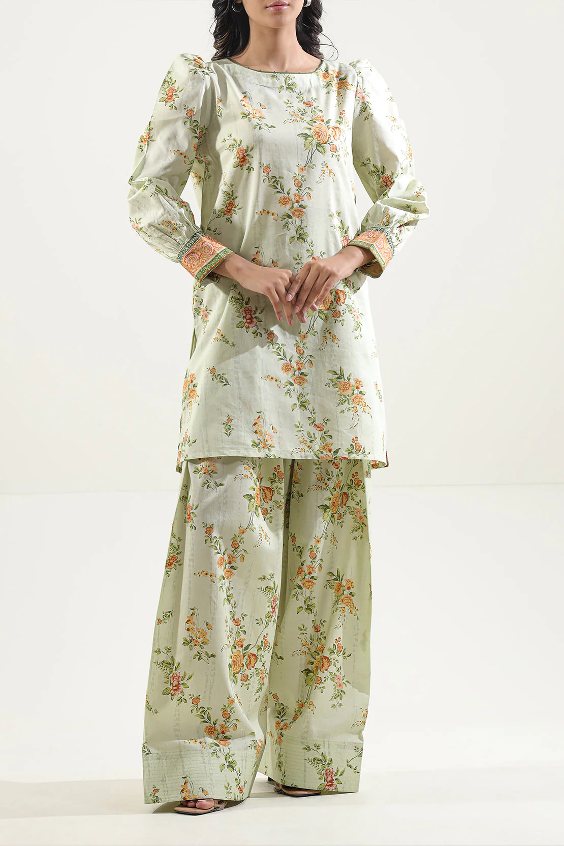 Unstitched Printed Lawn 2 Piece (Shirt/Trouser)