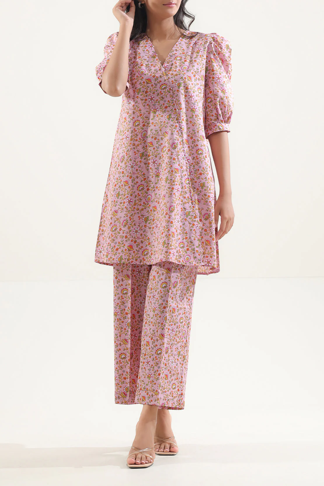 Unstitched Printed Lawn 2 Piece (Shirt/Trouser)
