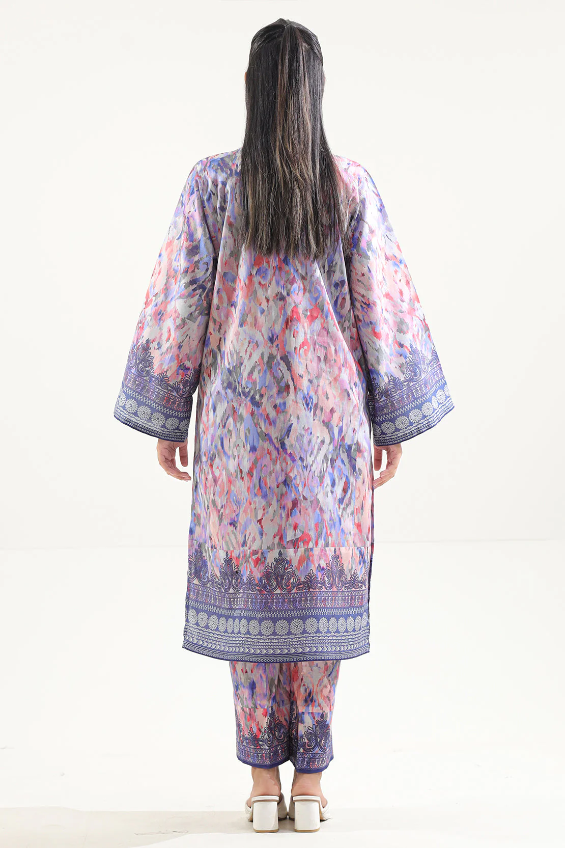 Unstitched Printed Lawn 2 Piece (Shirt/Trouser) - Image 3