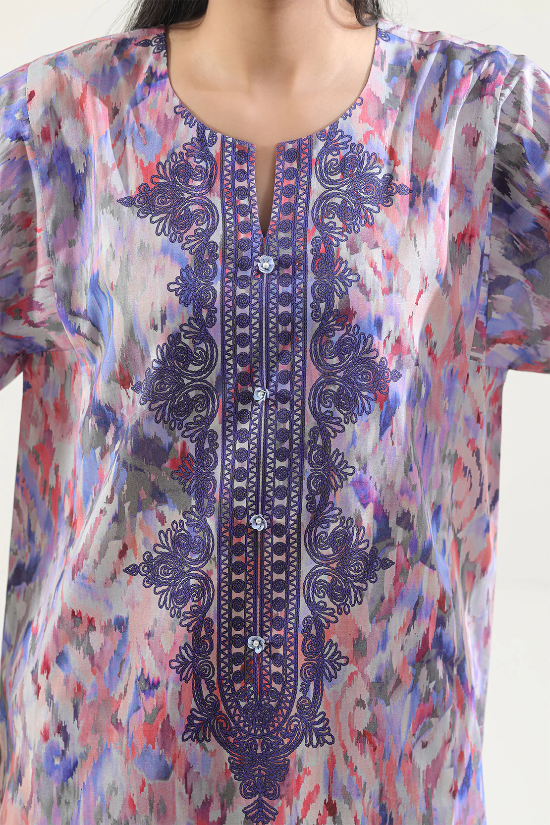 Unstitched Printed Lawn 2 Piece (Shirt/Trouser) - Image 4