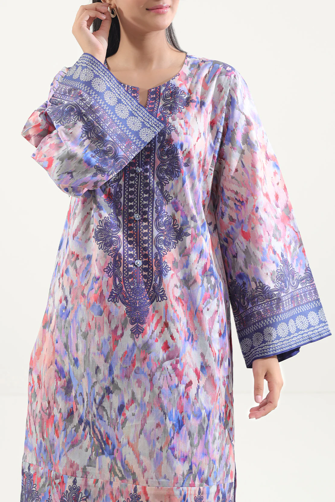 Unstitched Printed Lawn 2 Piece (Shirt/Trouser) - Image 5