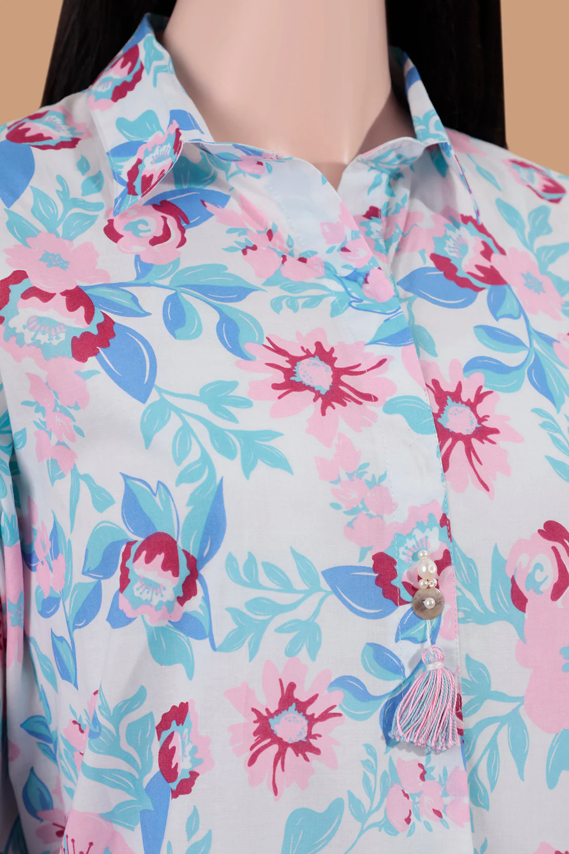 Unstitched Printed Lawn 2 Piece (Shirt/Trouser) - Image 3