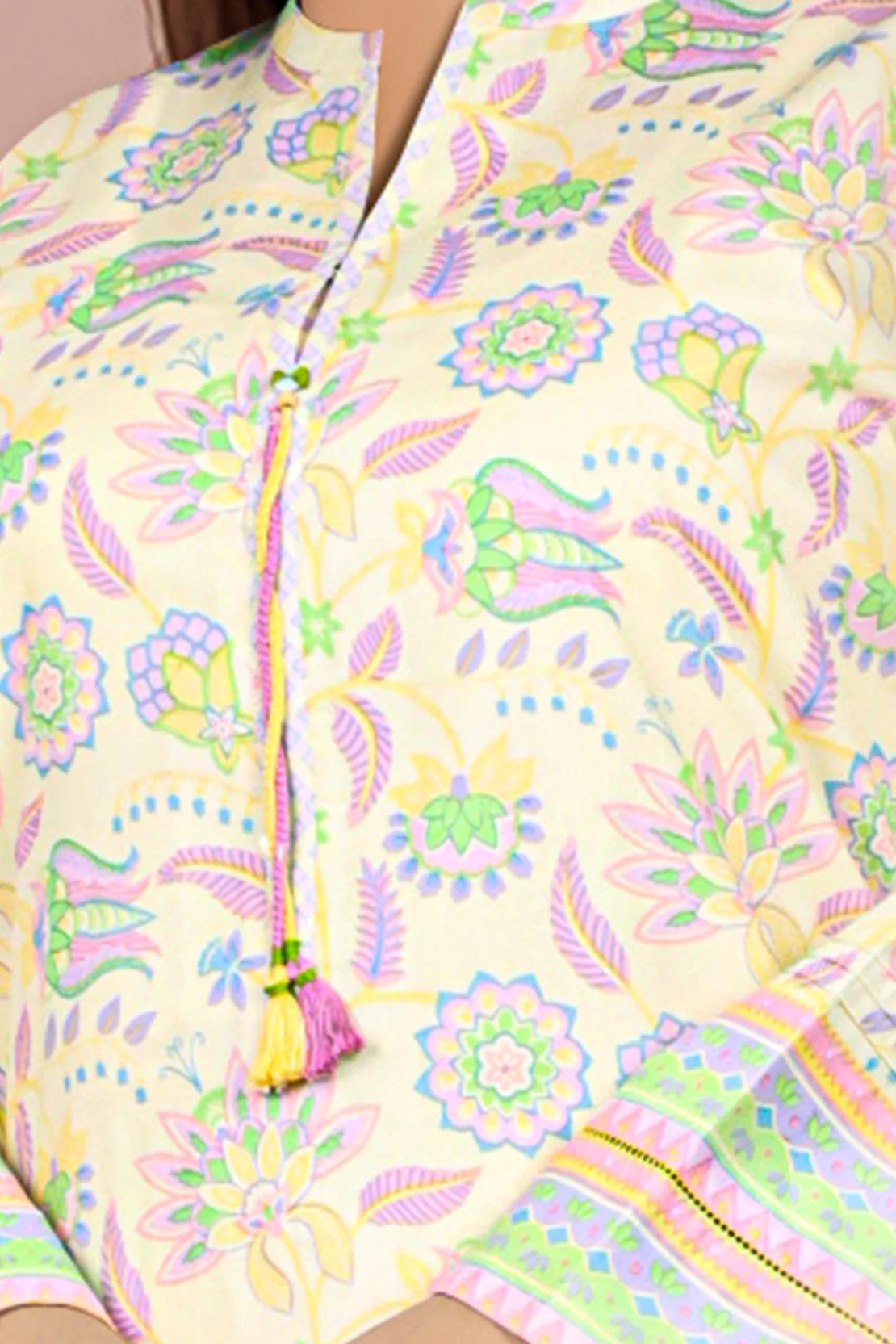 Unstitched Printed Lawn 2 Piece (Shirt/Trouser) - Image 3