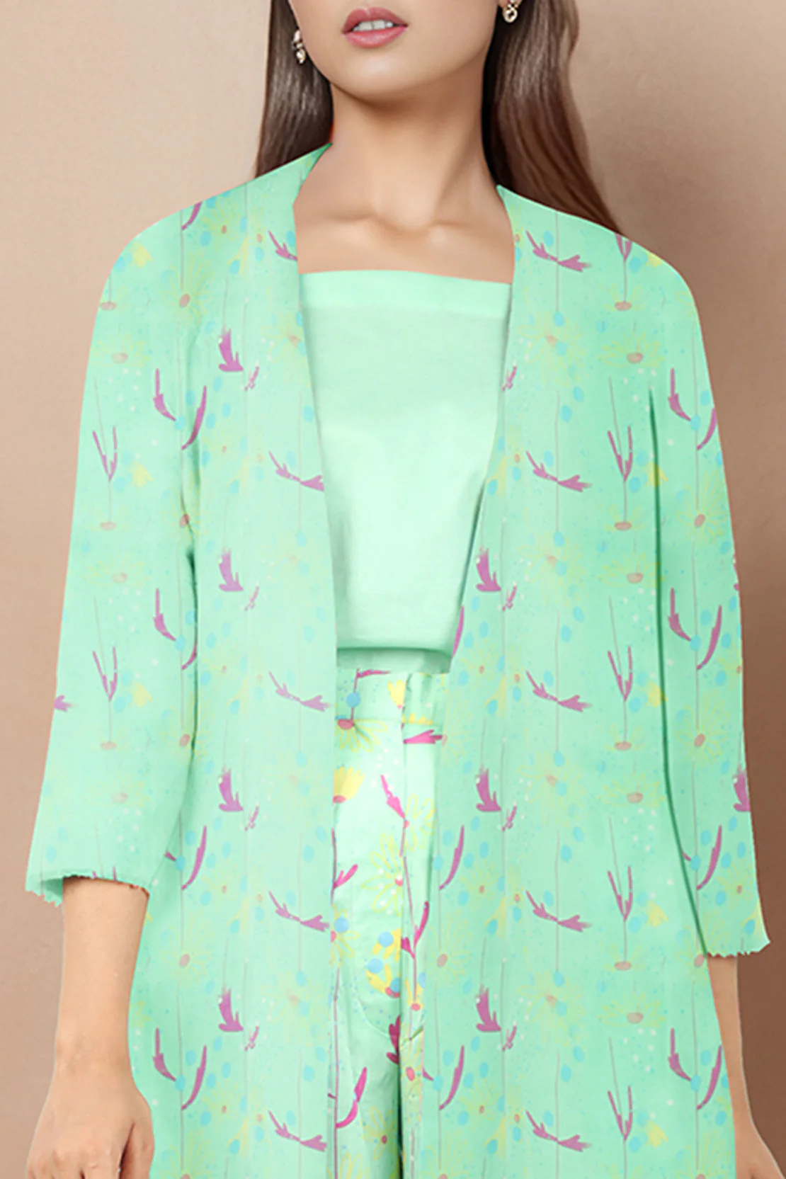 Unstitched Printed Lawn 2 Piece (Shirt/Trouser) - Image 2
