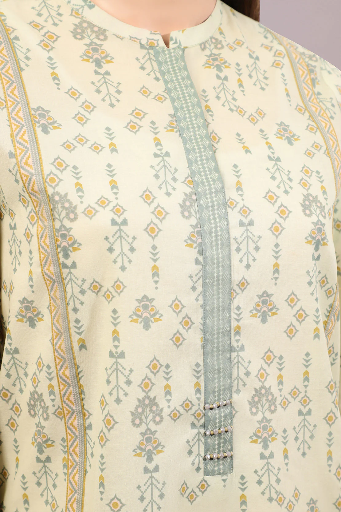 Unstitched Printed Lawn 2 Piece (Shirt/Trouser) - Image 3