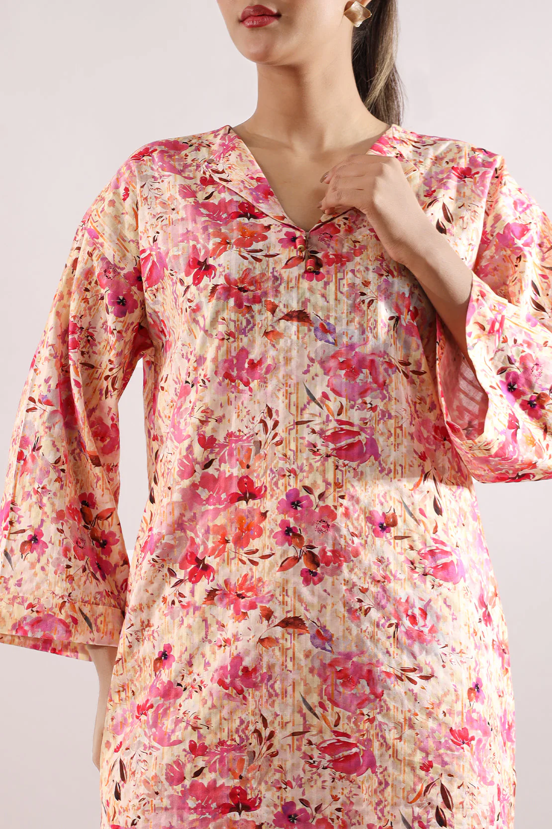 Unstitched Printed Lawn 2 Piece (Shirt/Trouser) - Image 4