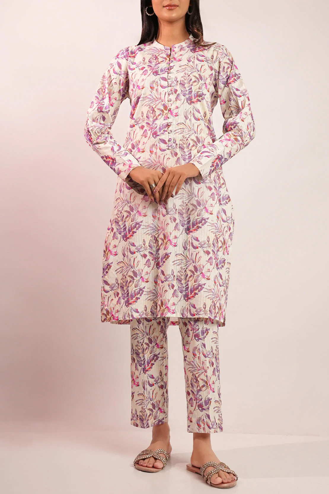 Unstitched Printed Lawn 2 Piece (Shirt/Trouser) - Image 2