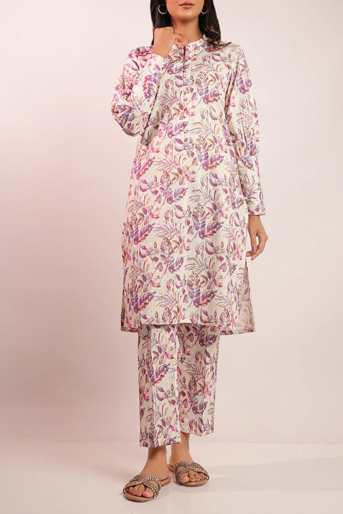Unstitched Printed Lawn 2 Piece (Shirt/Trouser) - Image 3