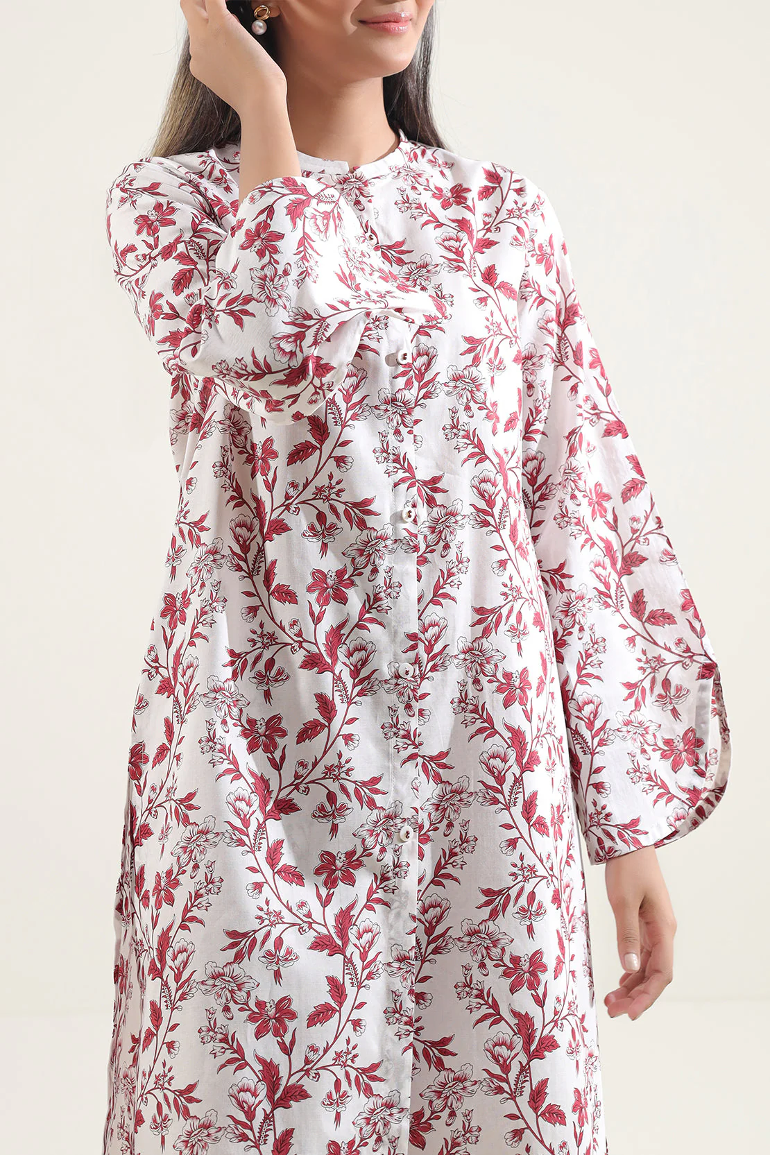 Unstitched Printed Lawn 2 Piece (Shirt/Trouser) - Image 2