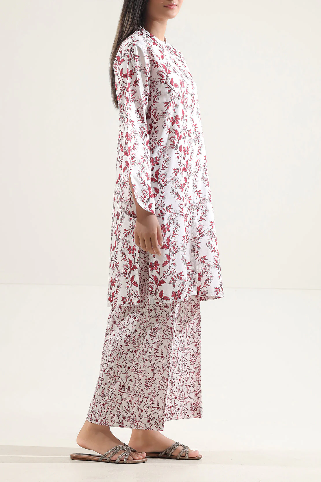 Unstitched Printed Lawn 2 Piece (Shirt/Trouser) - Image 3