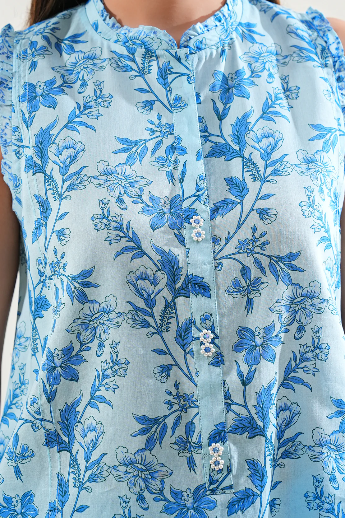 Unstitched Printed Lawn 2 Piece (Shirt/Trouser) - Image 5