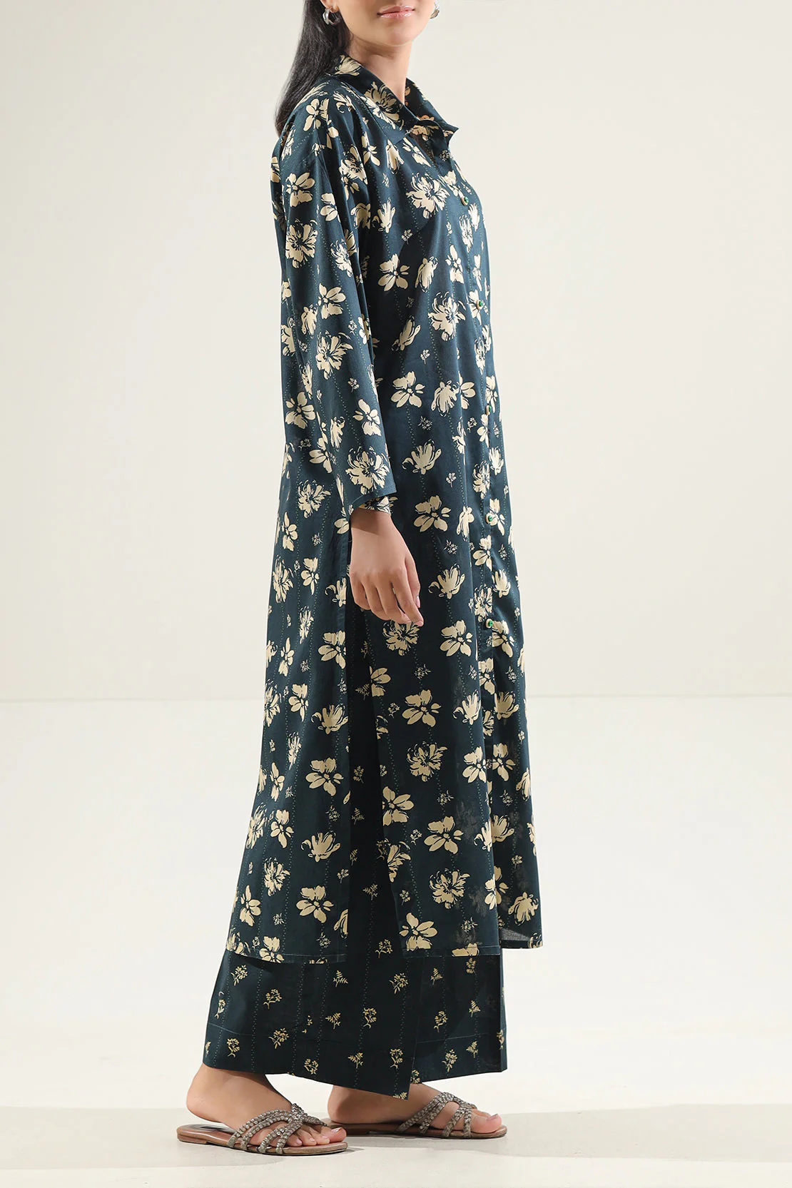 Unstitched Printed Lawn 2 Piece (Shirt/Trouser) - Image 3