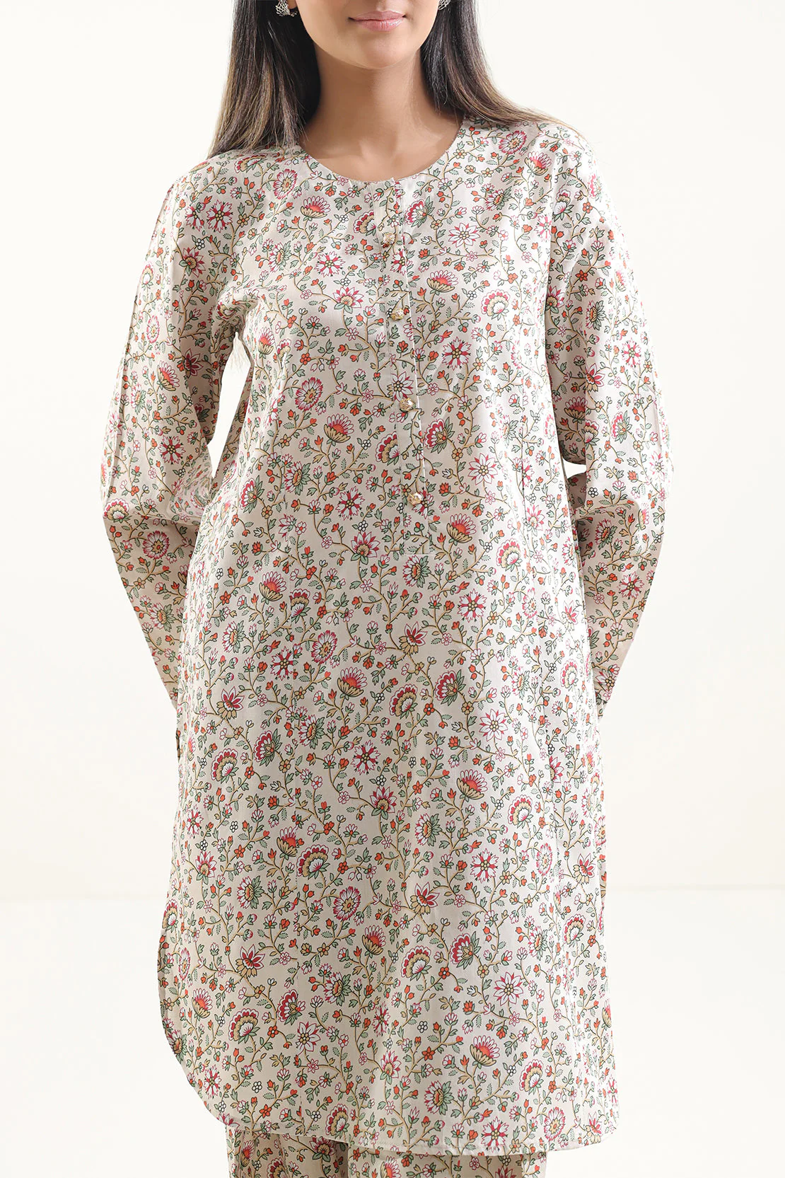 Unstitched Printed Lawn 2 Piece (Shirt/Trouser) - Image 2