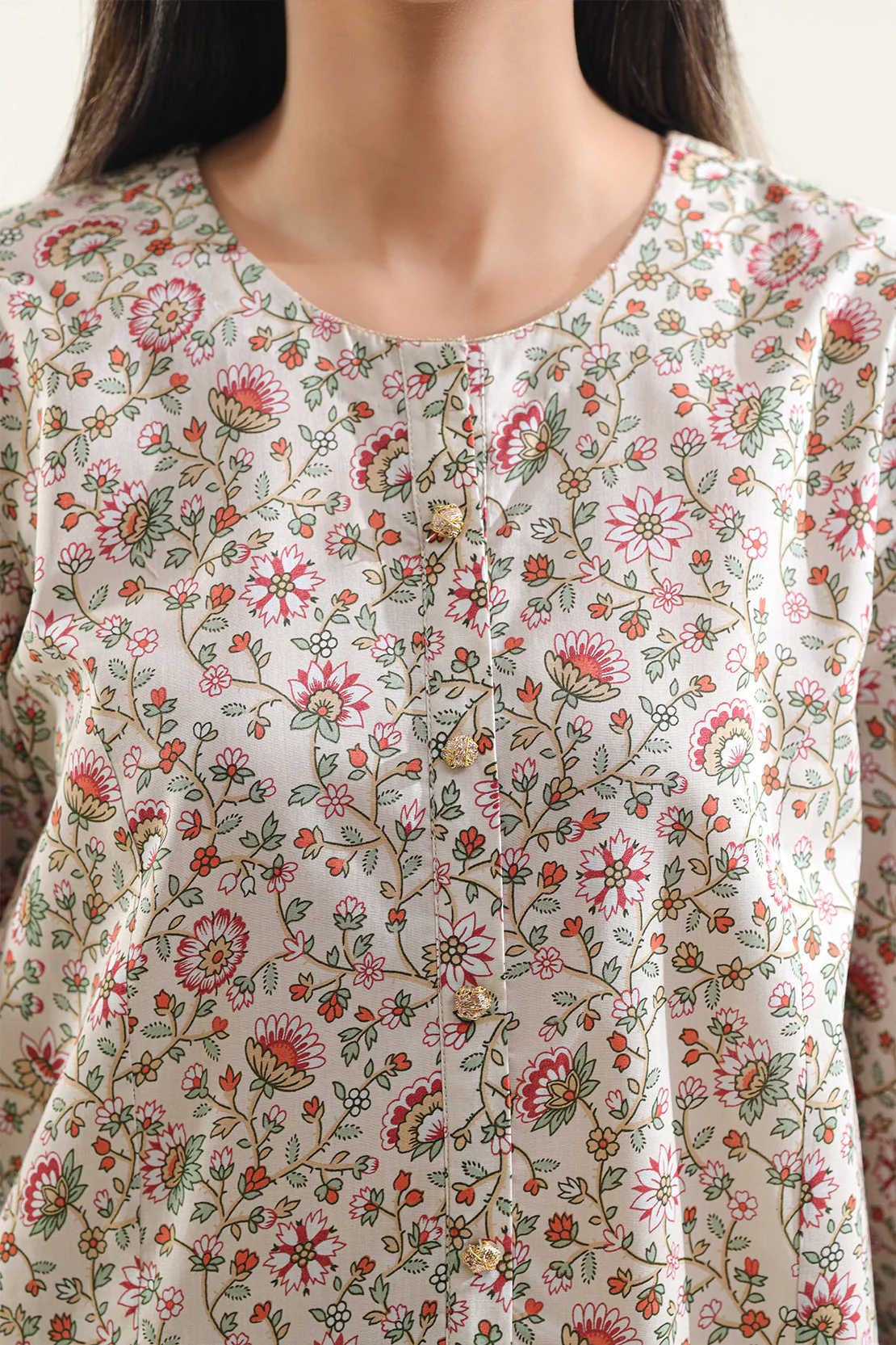 Unstitched Printed Lawn 2 Piece (Shirt/Trouser) - Image 3
