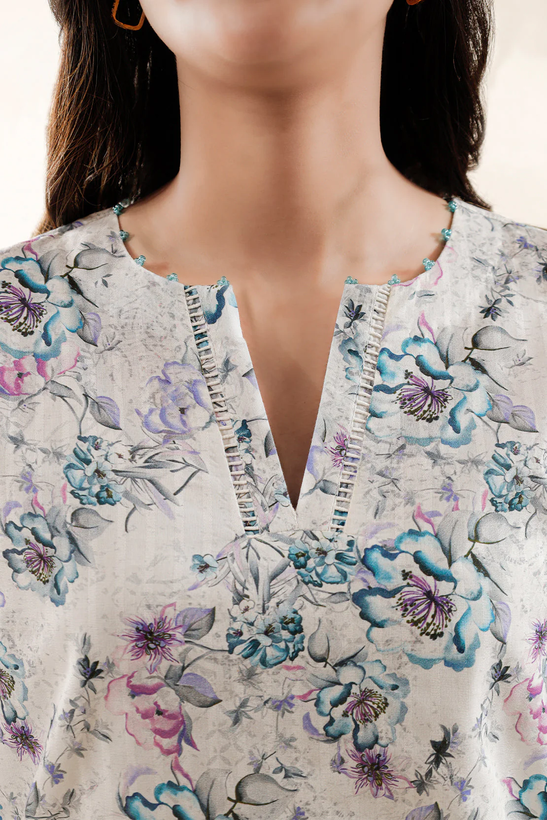 Unstitched Printed Lawn 2 Piece (Shirt/Trouser) - Image 3