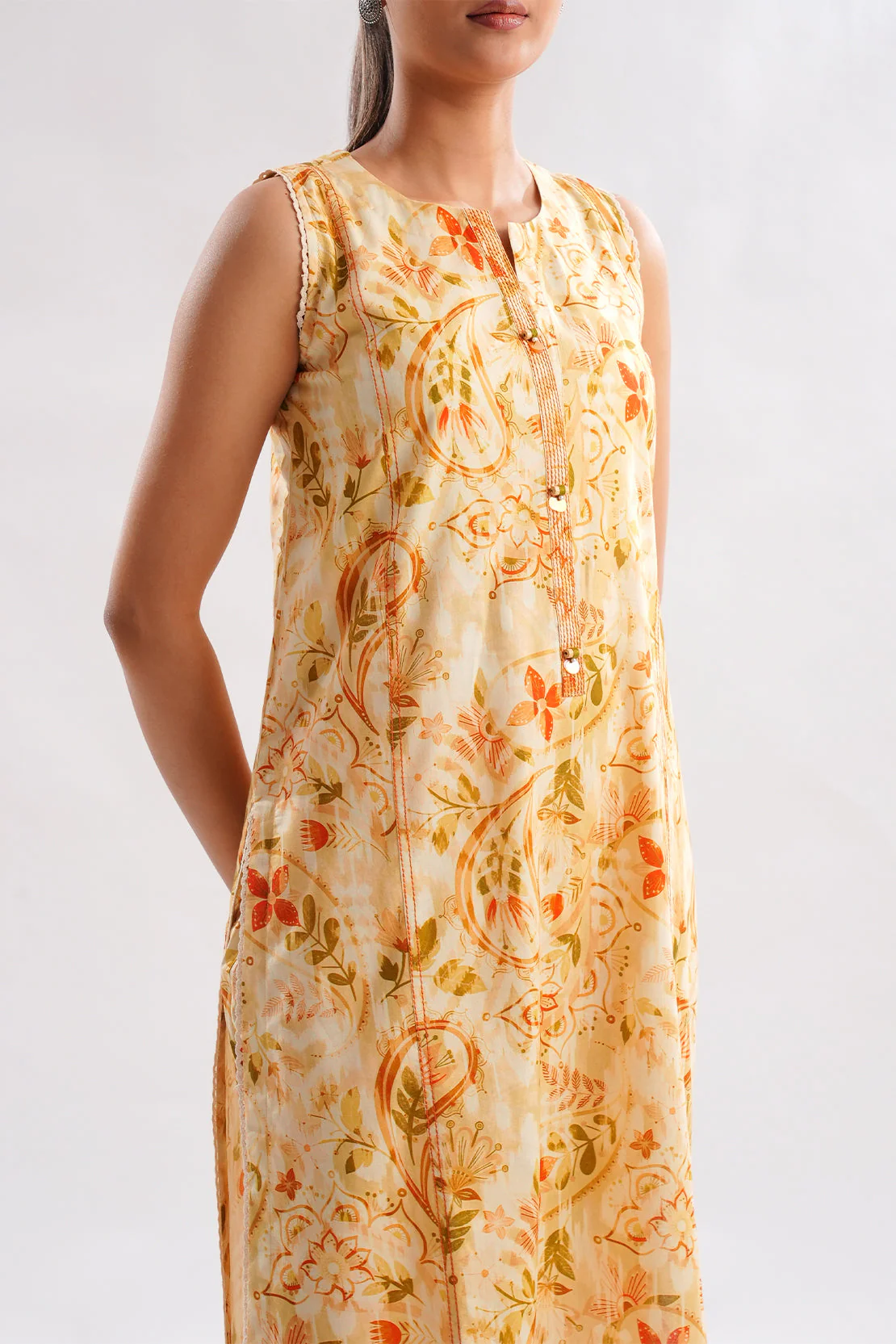 Unstitched Printed Lawn 2 Piece (Shirt/Trouser) - Image 4