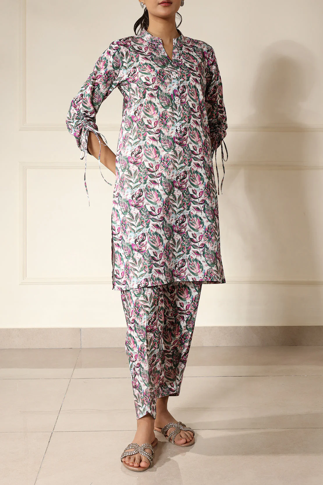 Unstitched Printed Lawn 2 Piece (Shirt/Trouser) - Image 2