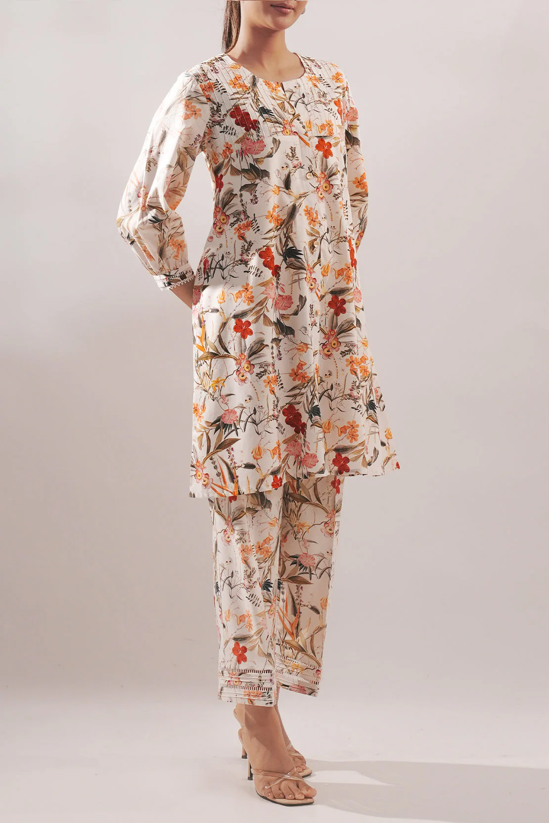 Unstitched Printed Lawn 2 Piece (Shirt/Trouser) - Image 3