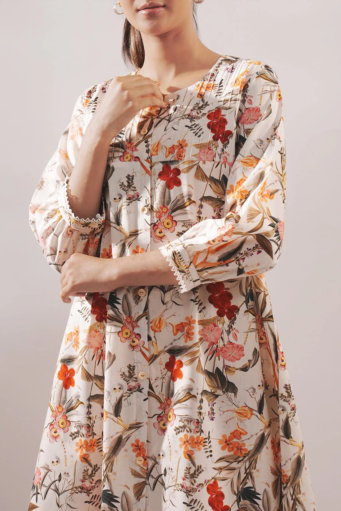 Unstitched Printed Lawn 2 Piece (Shirt/Trouser) - Image 5