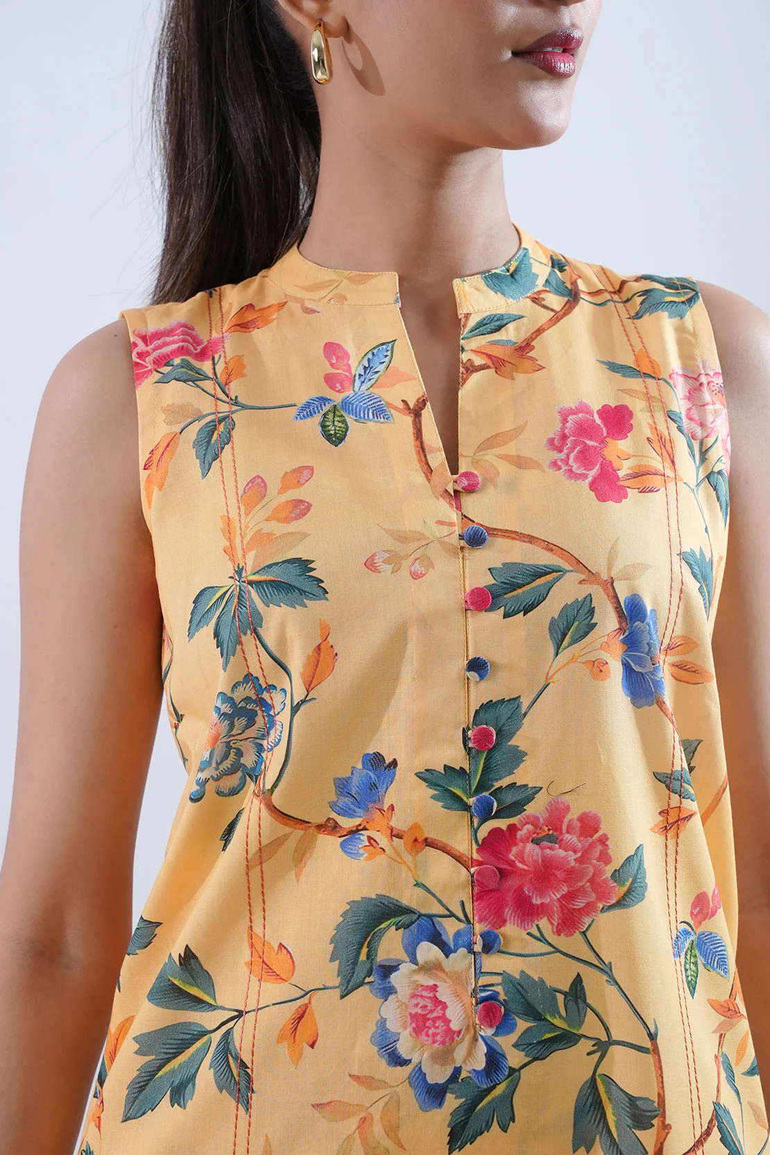 Unstitched Printed Lawn 2 Piece Shirt/Trouser - Image 4