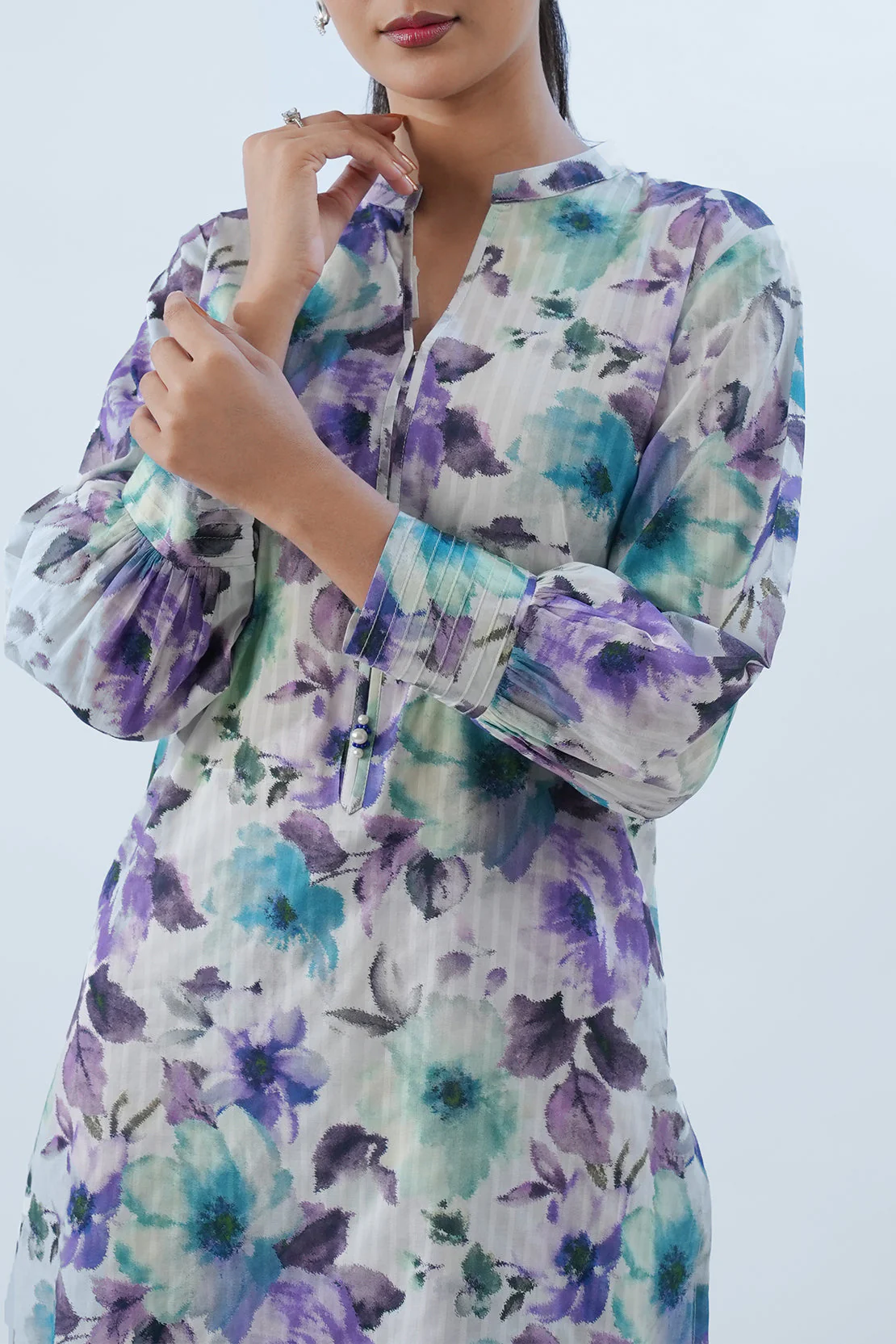 Unstitched Printed Lawn 2 Piece (Shirt/Trouser) - Image 2