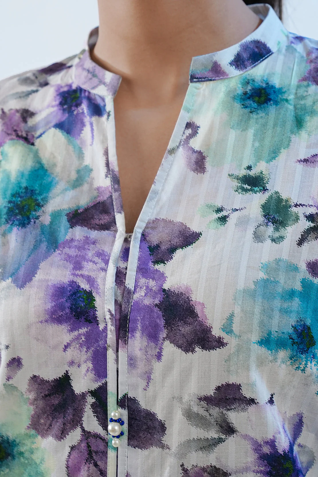 Unstitched Printed Lawn 2 Piece (Shirt/Trouser) - Image 4