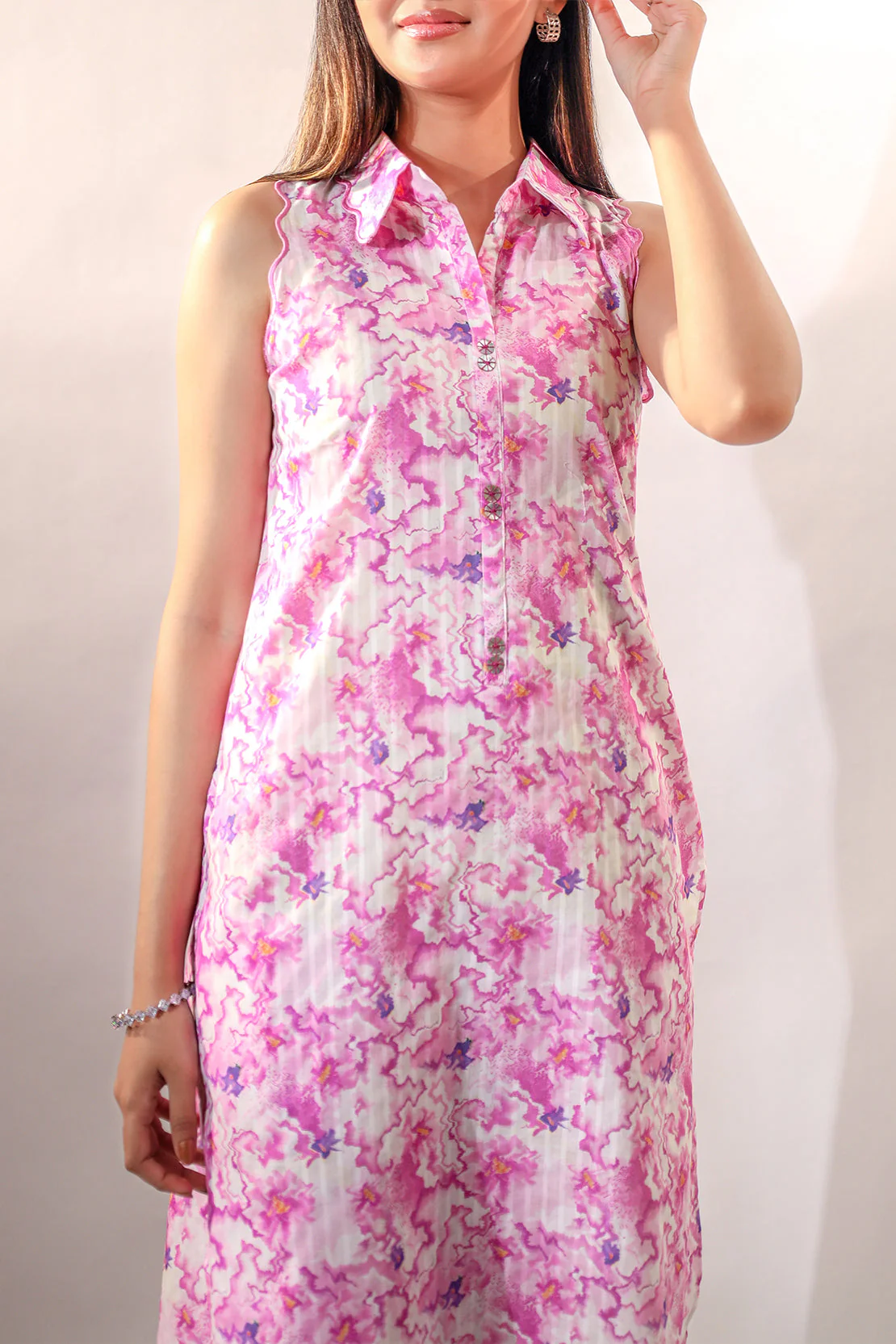 Unstitched Printed Lawn 2 Piece (Shirt/Trouser) - Image 3