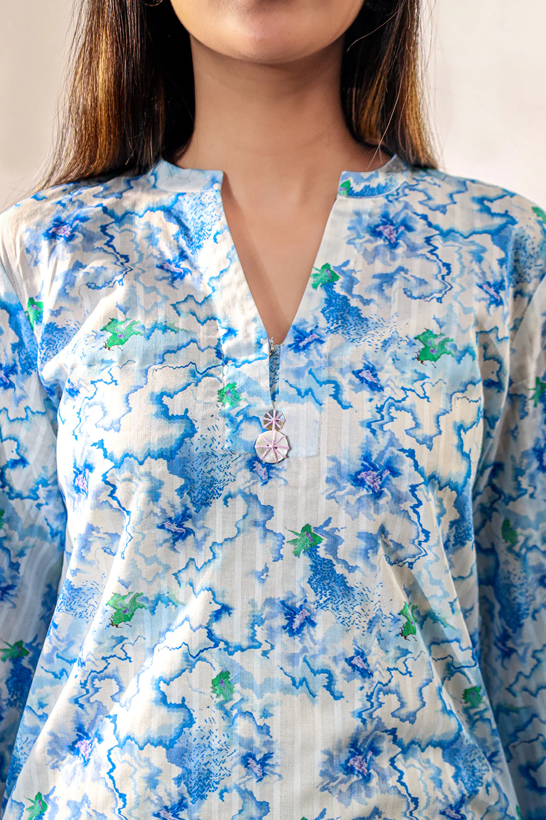 Unstitched Printed Lawn 2 Piece (Shirt/Trouser) - Image 5