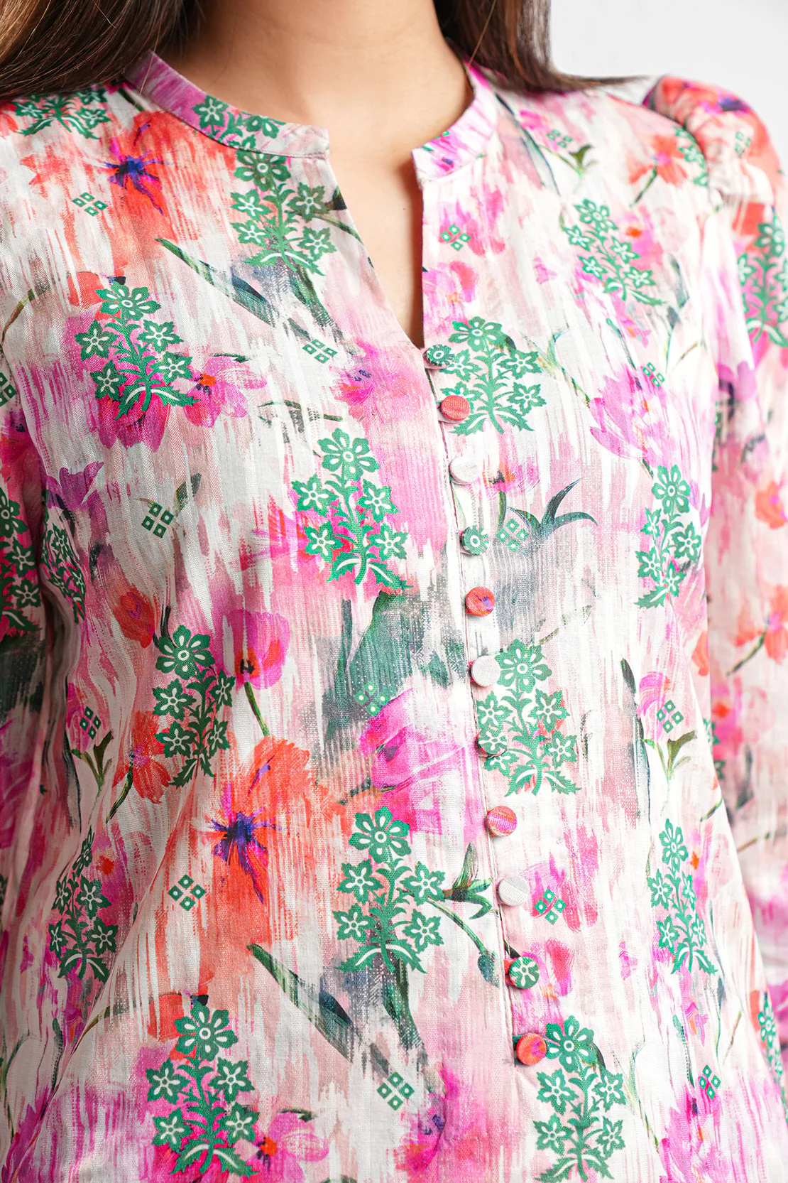 Unstitched Printed Lawn 2 Piece Shirt/Trouser - Image 7
