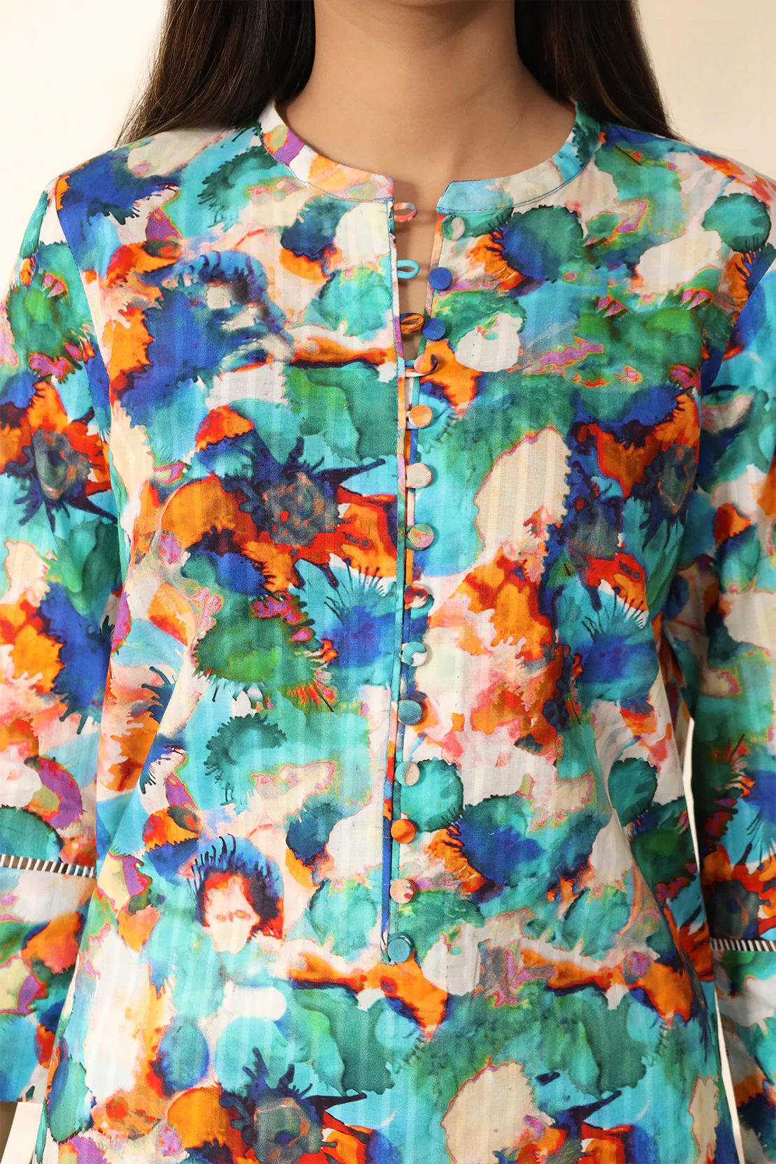 Unstitched Printed Lawn 2 Piece Shirt/Trouser - Image 7