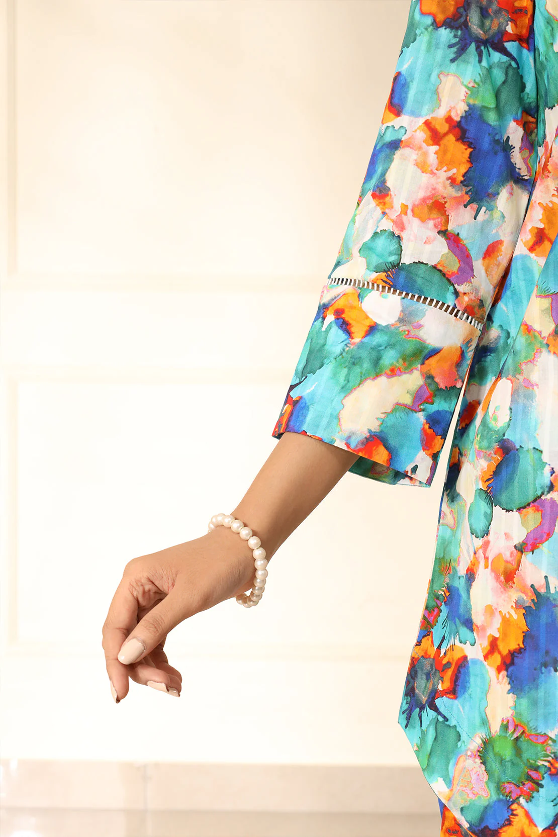 Unstitched Printed Lawn 2 Piece Shirt/Trouser - Image 8