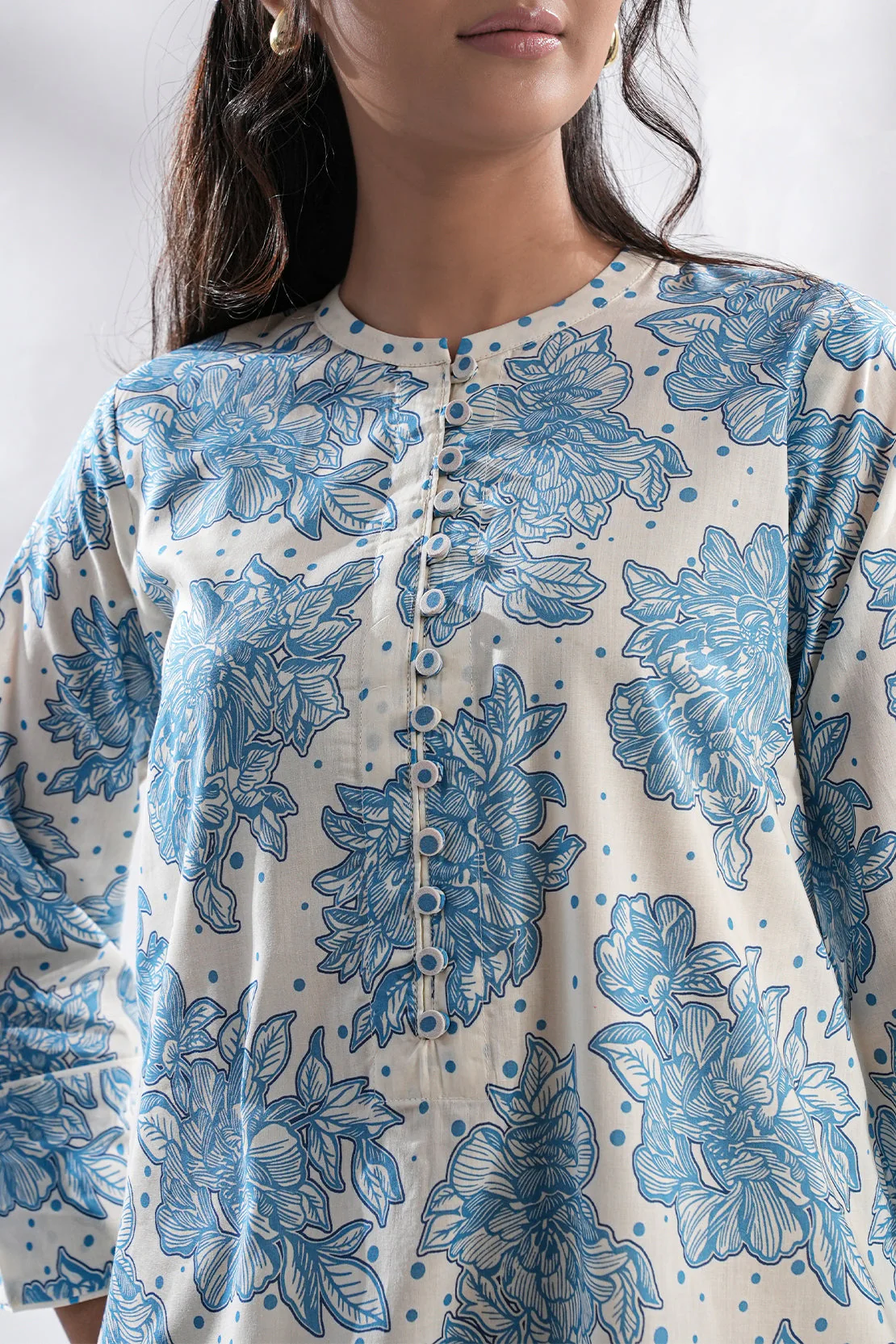 Unstitched Printed Lawn 2 Piece (Shirt/Trouser) - Image 4