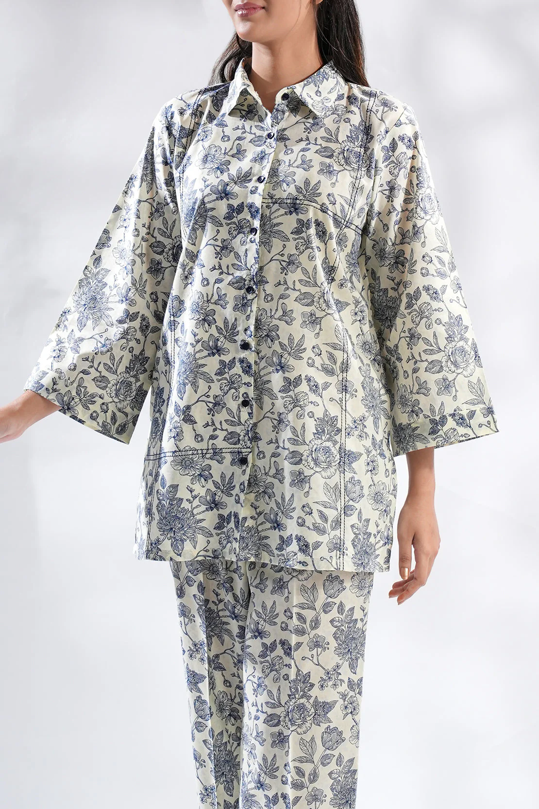 Unstitched Printed Lawn 2 Piece (Shirt/Trouser) - Image 8