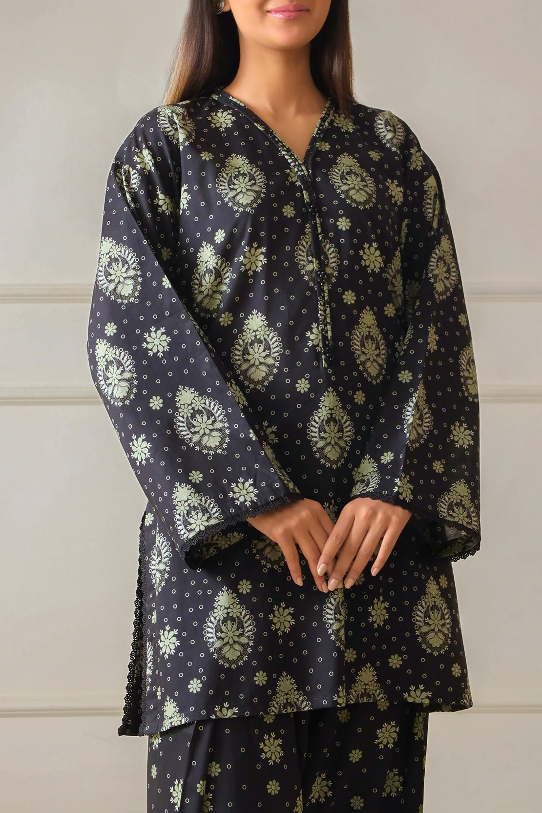 Unstitched Printed Lawn 2 Piece (Shirt/Trouser) - Image 5
