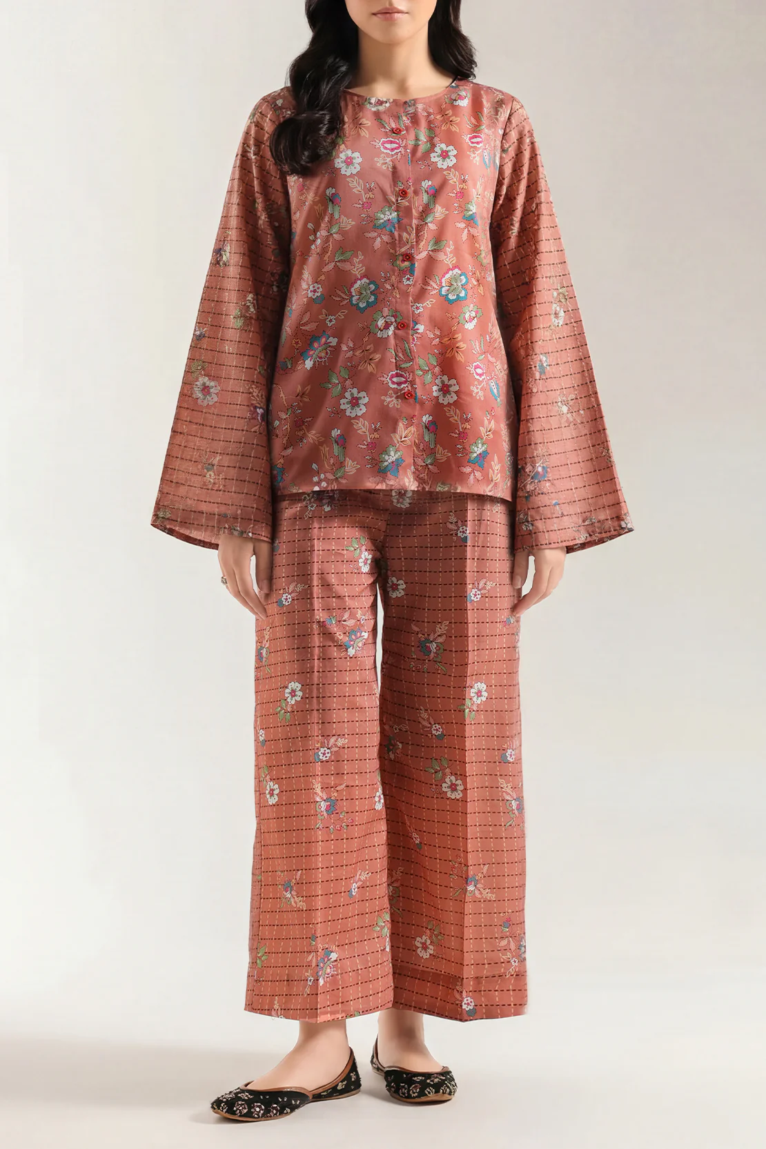 Unstitched Printed Lawn 2 Piece (Shirt/Trouser)
