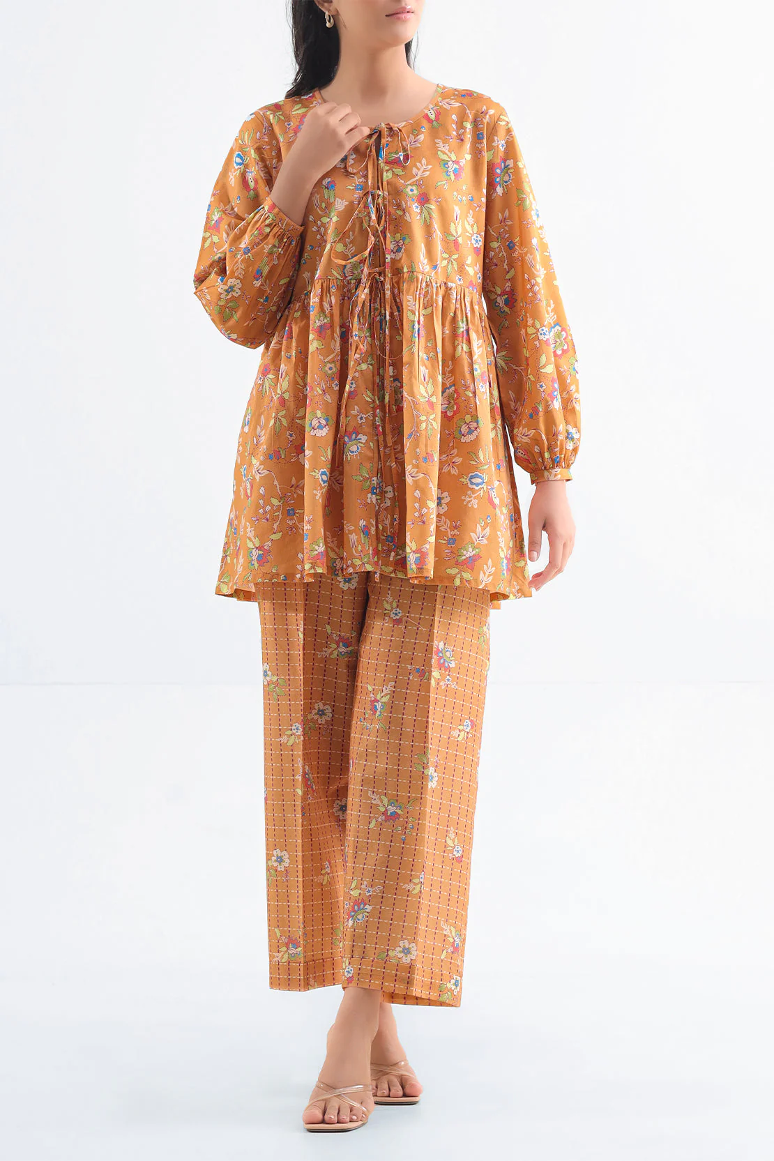 Unstitched Printed Lawn 2 Piece (Shirt/Trouser)