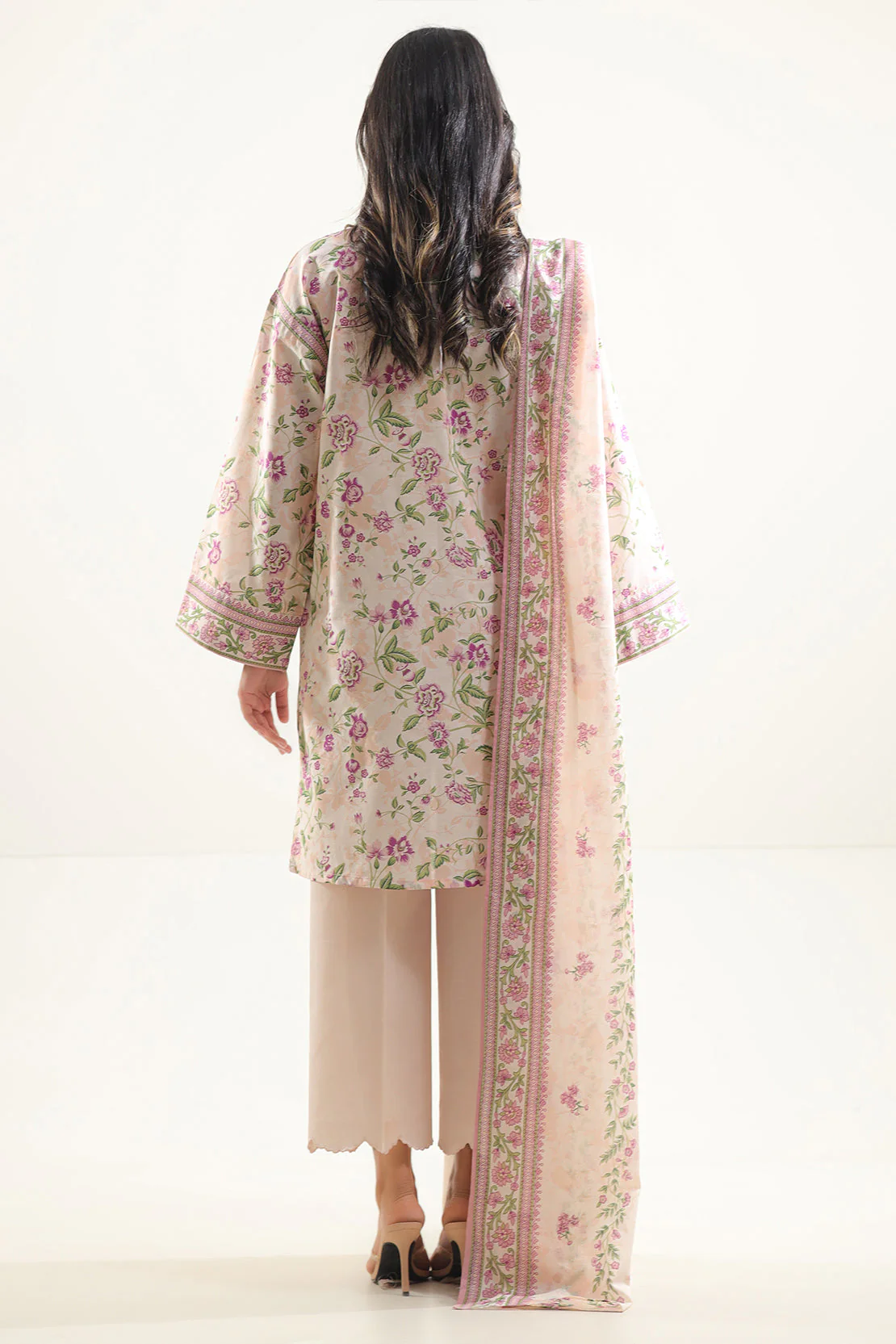 Unstitched Printed Lawn 2 Piece (Shirt/Trouser) - Image 3