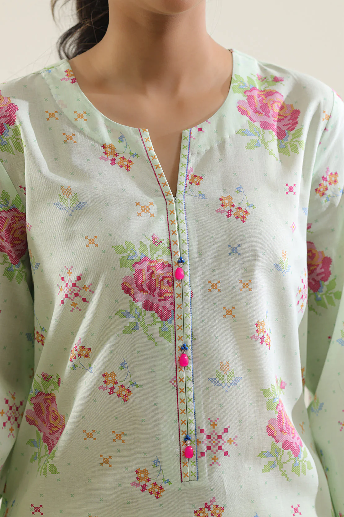 Unstitched Printed Lawn 2 Piece (Shirt/Trouser) - Image 5